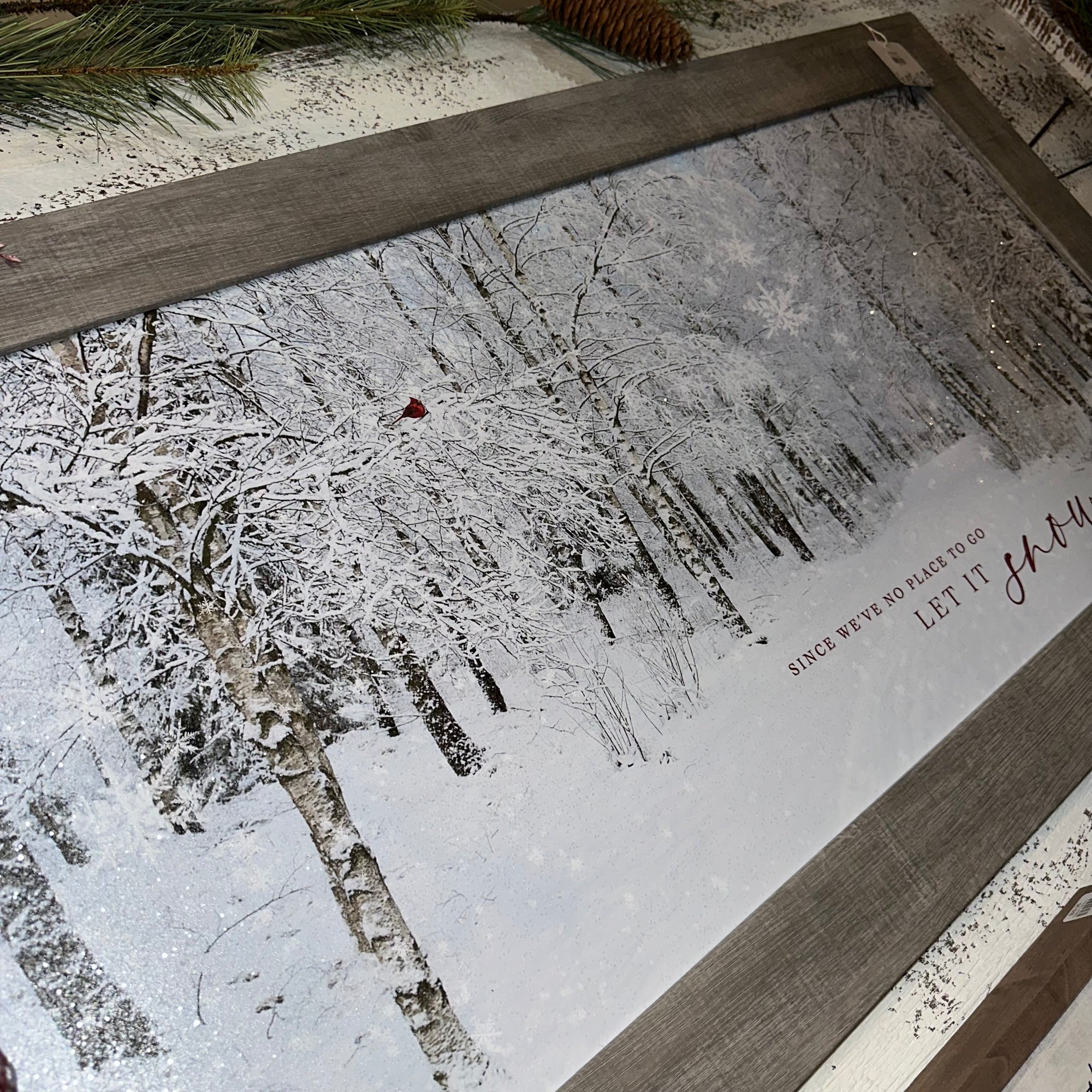 Let it Snow | Framed Wall Art