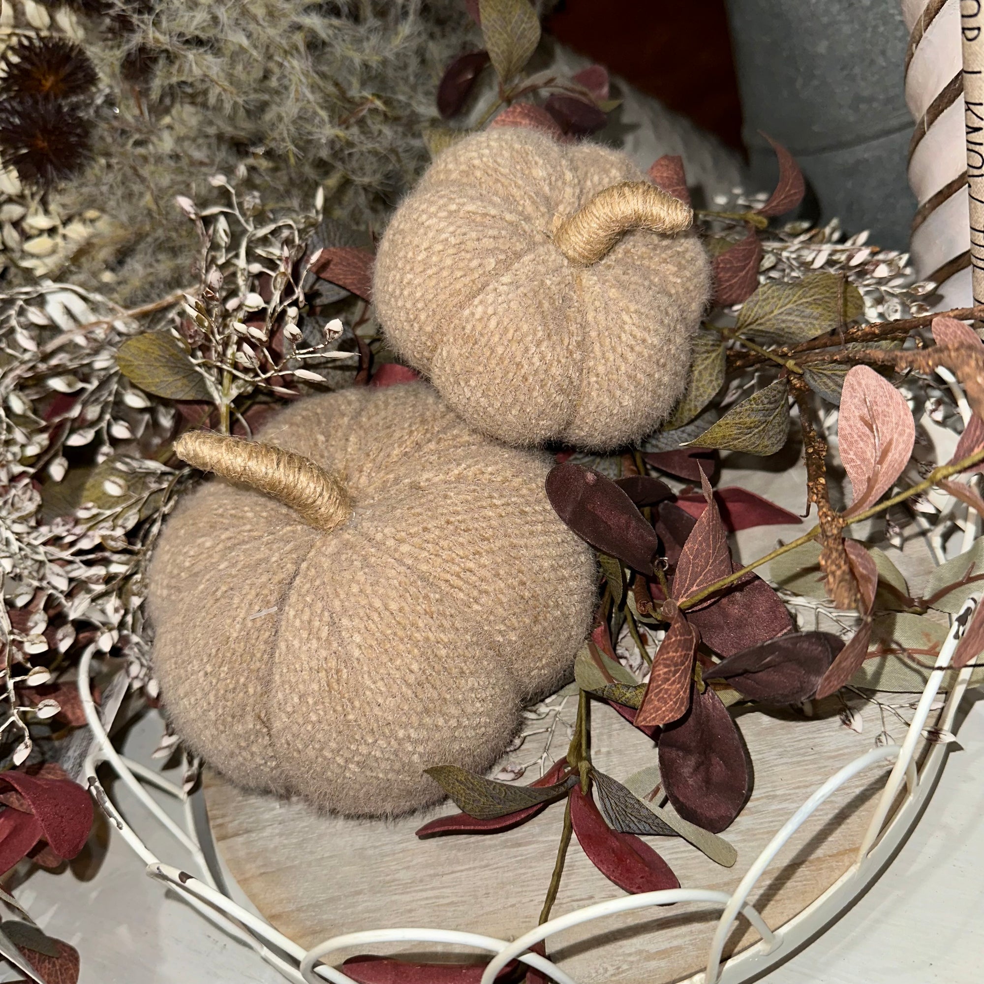 Fuzzy Tan Pumpkin | Fabric