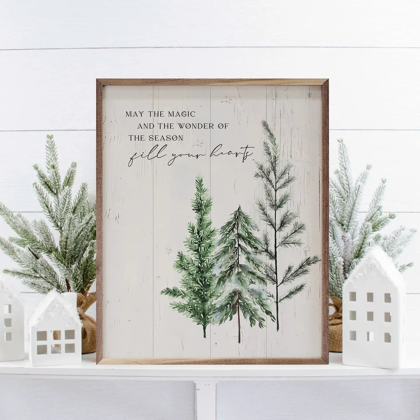 May the Magic & Wonder of the Season Fill Your Hearts | Wall Art