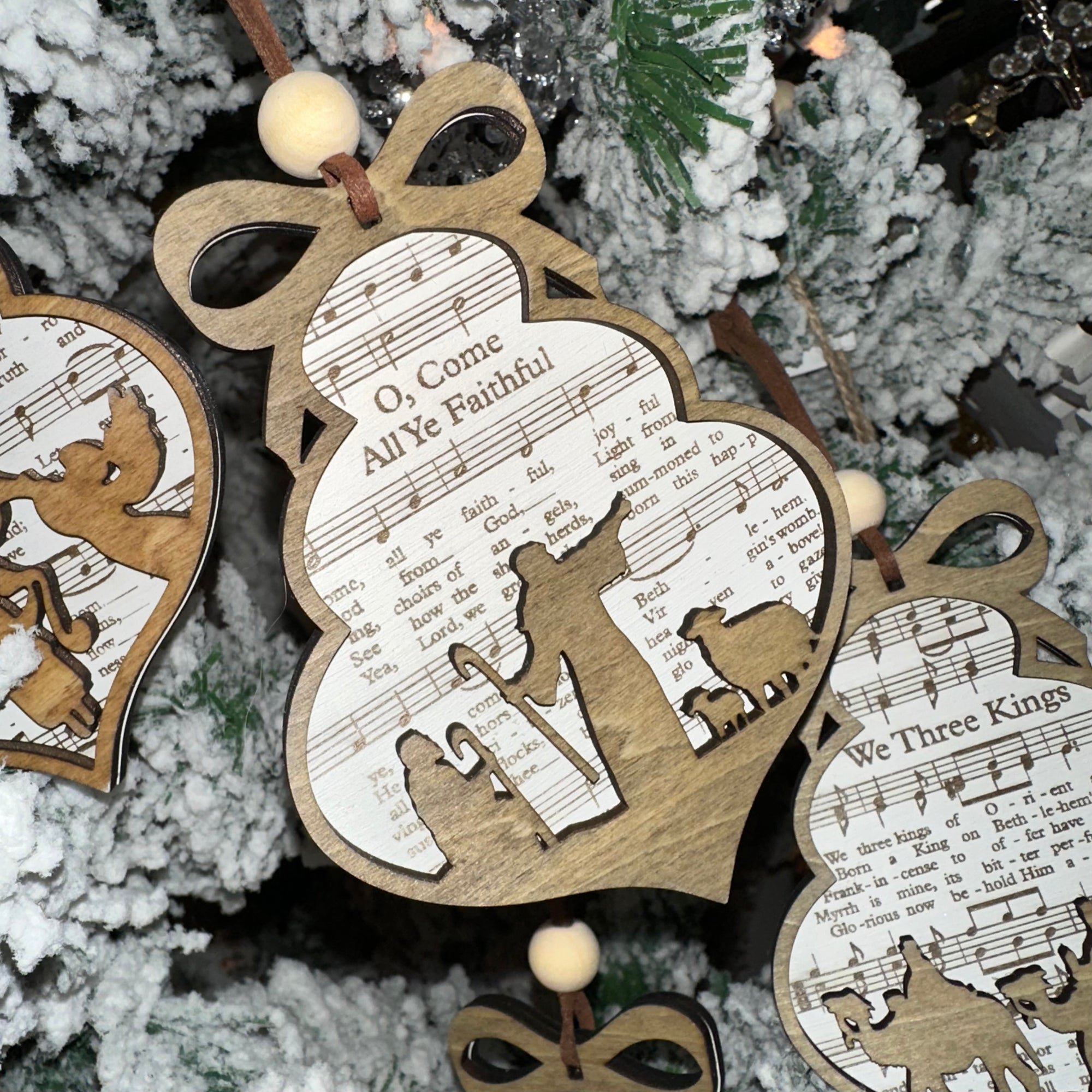 Christian Christmas Songs | Engraved Ornament