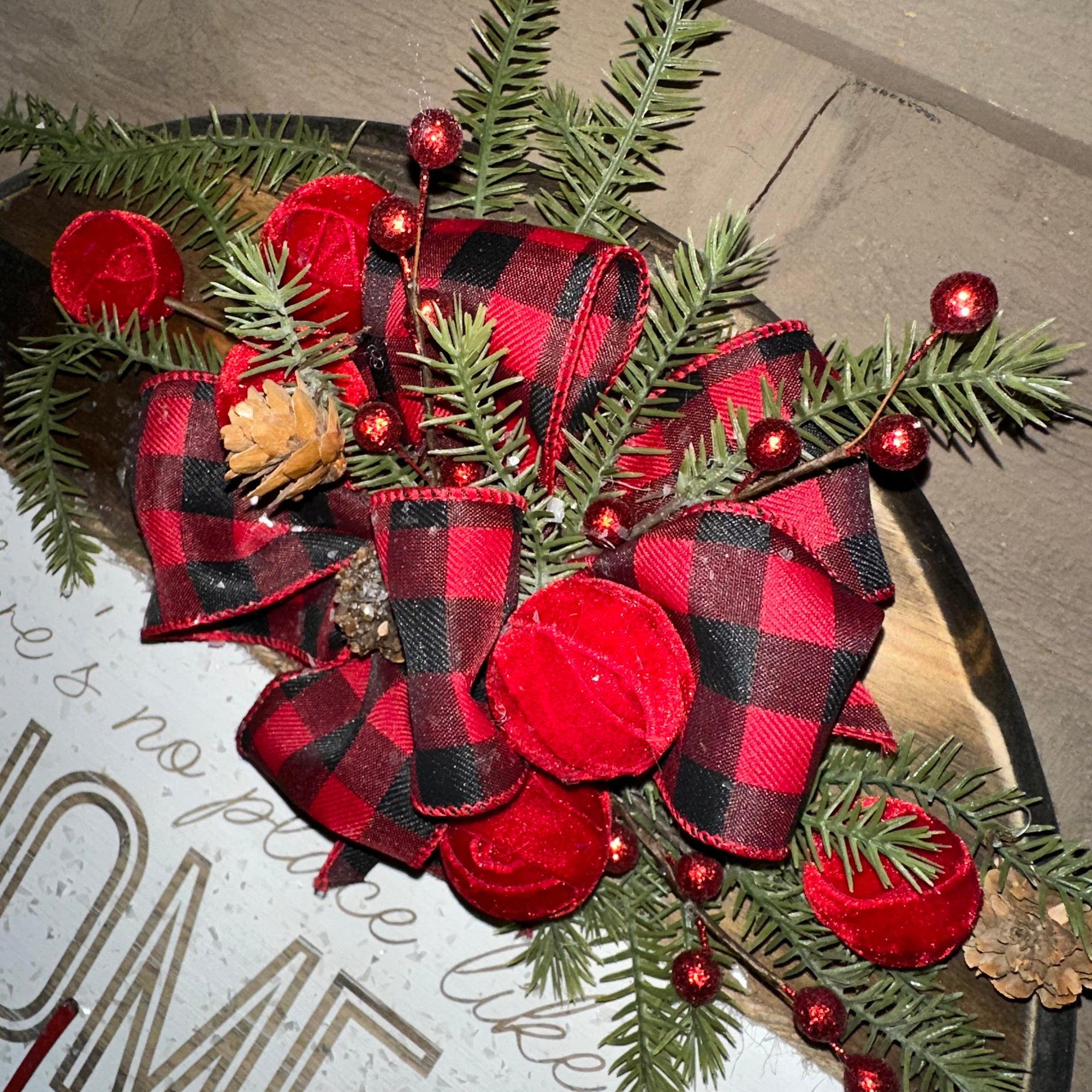 Home for the Holidays | 18" Handmade Sign