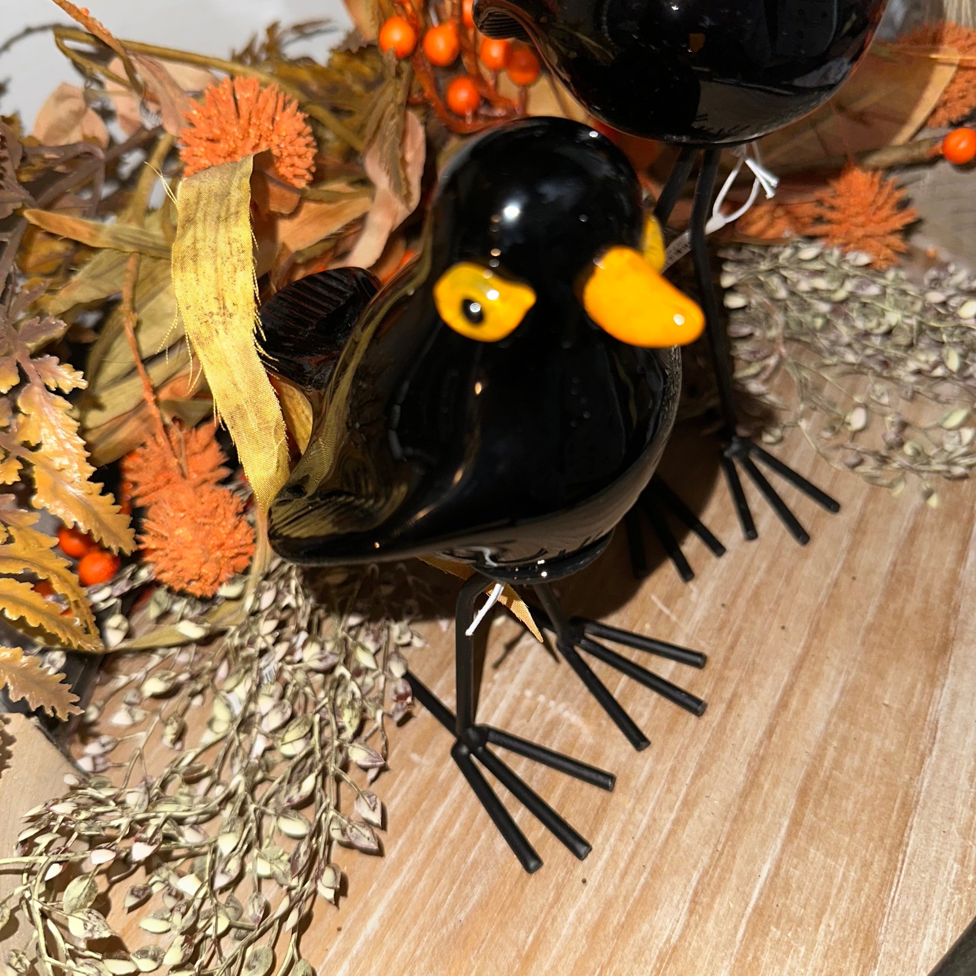 Handblown Glass Crow