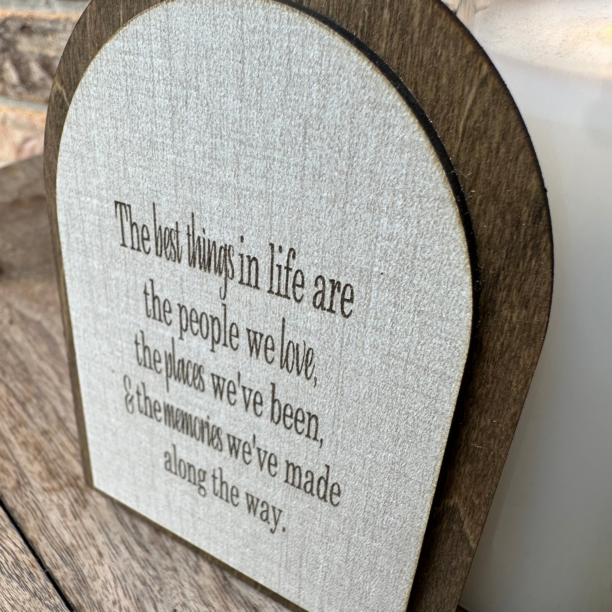 The Best Things in Life | Companion Sign