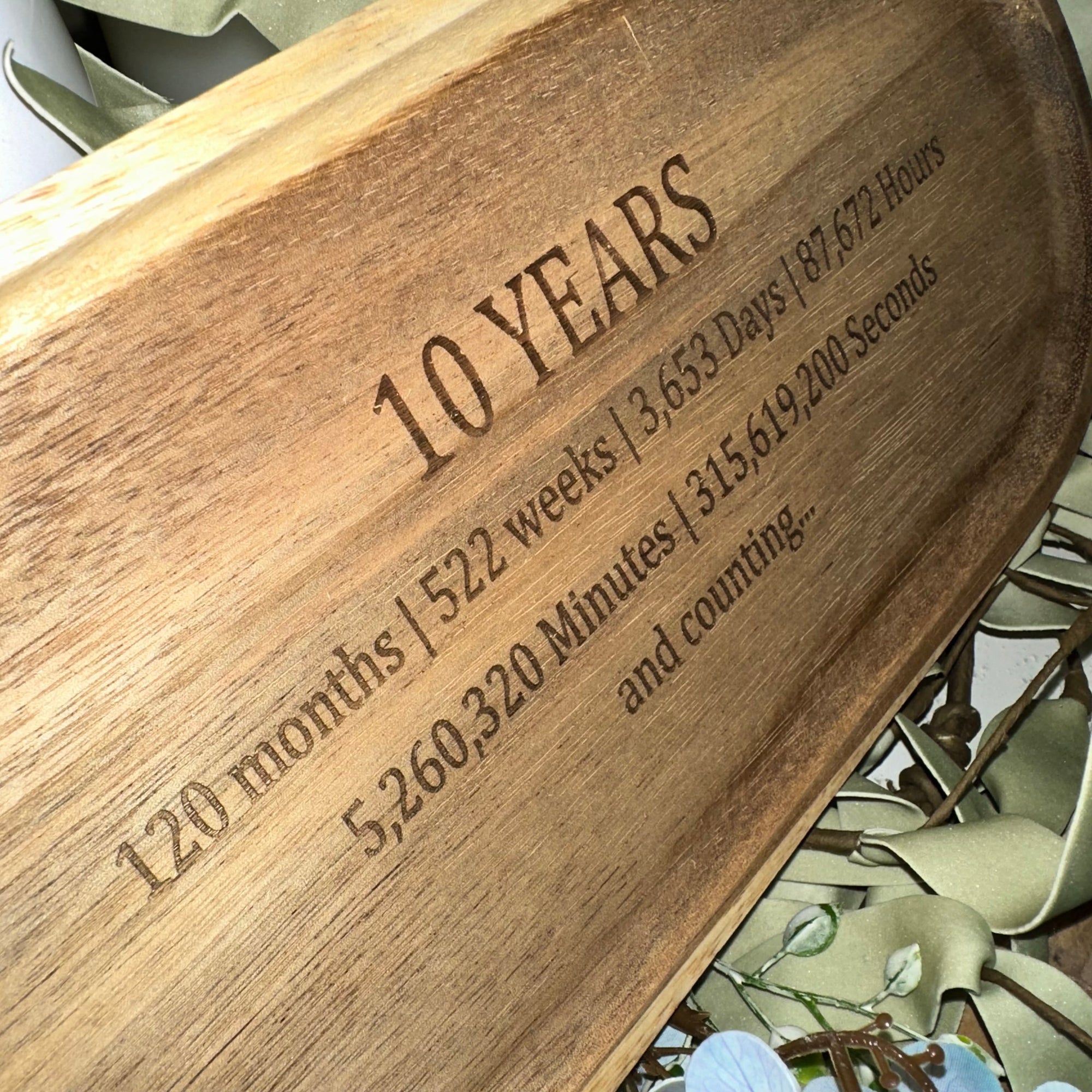 Anniversary Gift | Wood Tray