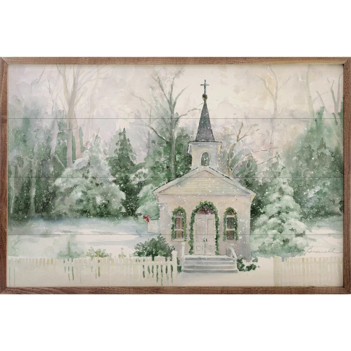 Church in Winter | Wall Art