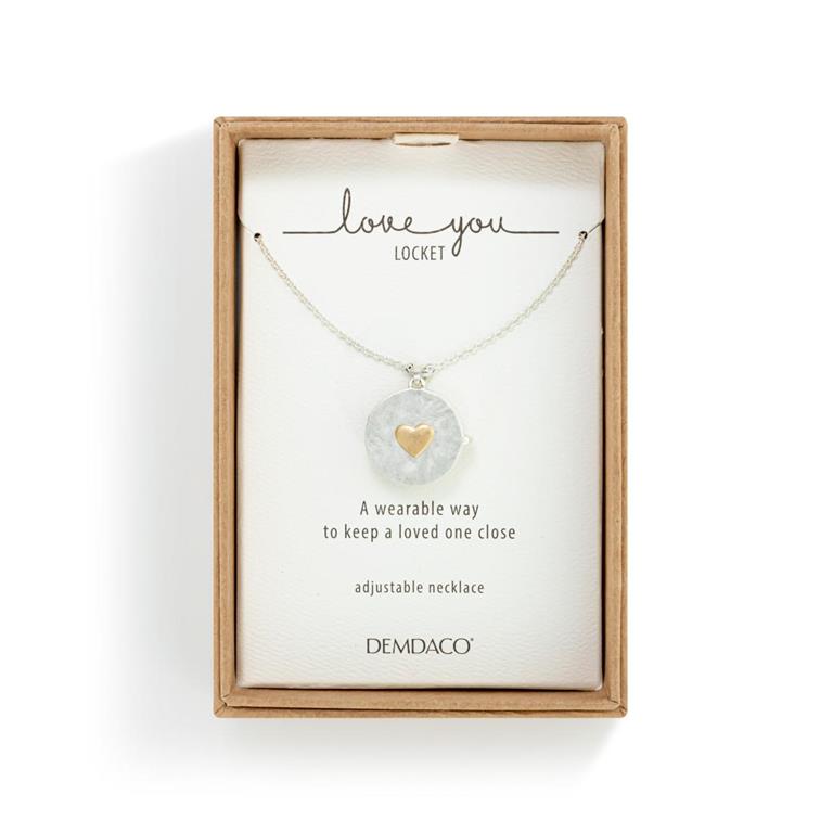 Love You Heart Locket | Necklace