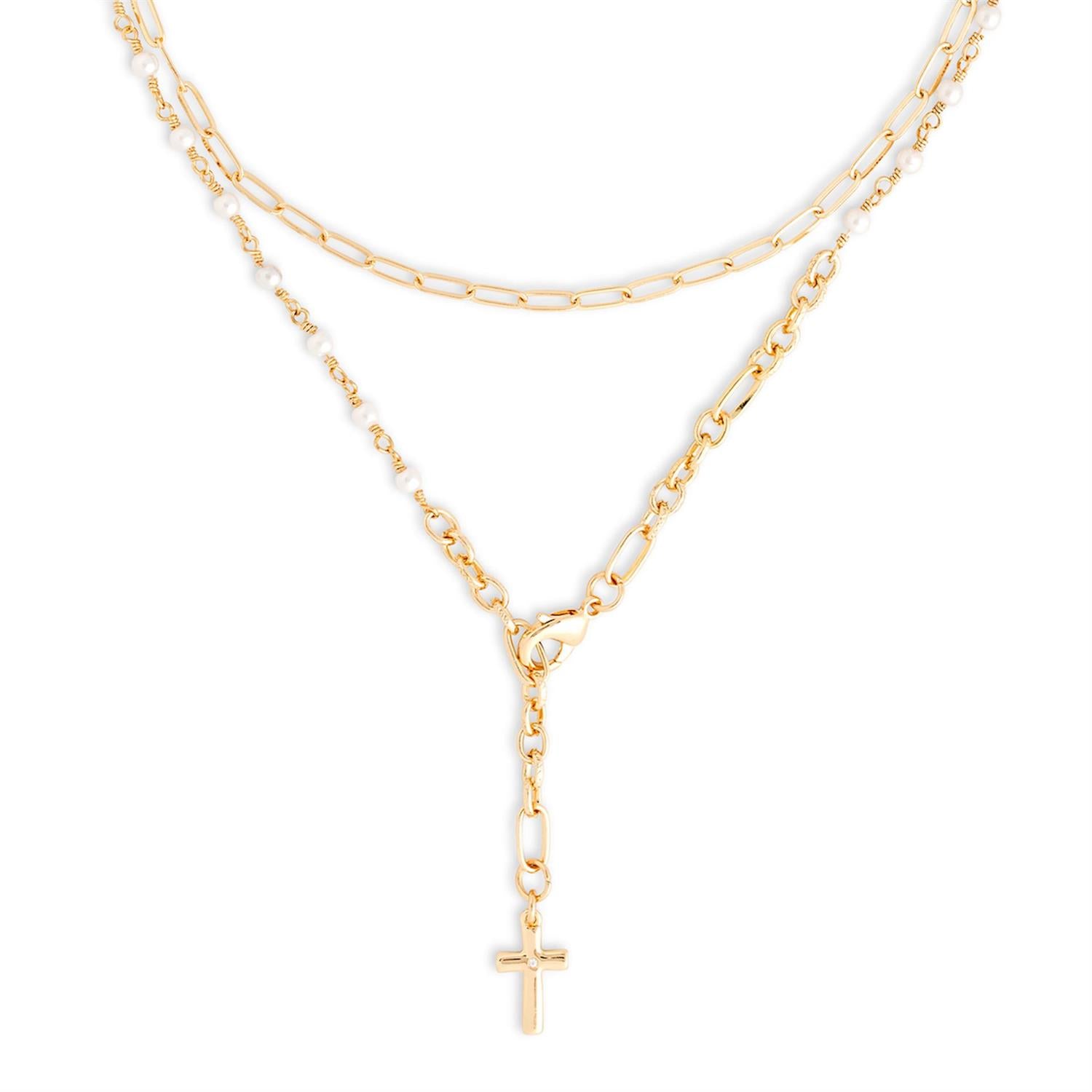 Wrapped in Prayer | Cross Bracelet/Necklace