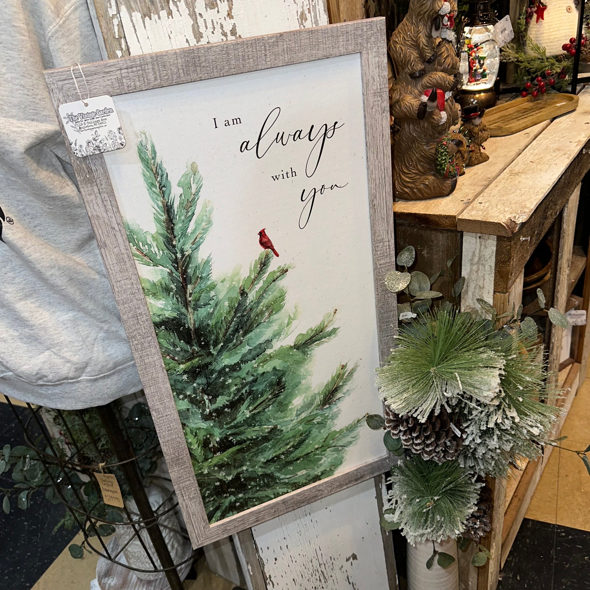 I Am Always With You Cardinal | Framed Art