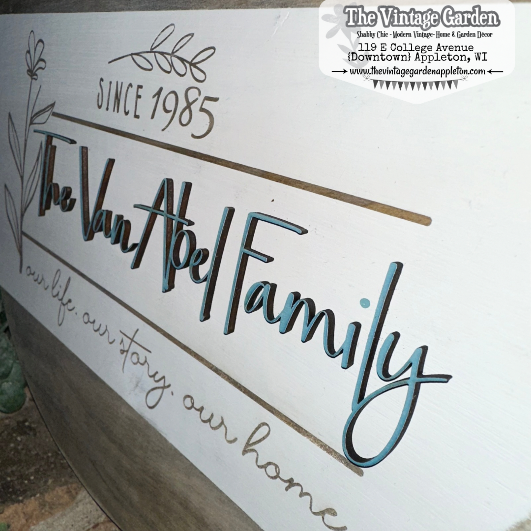 Our Life. Our Family. Our Home | Custom Sign