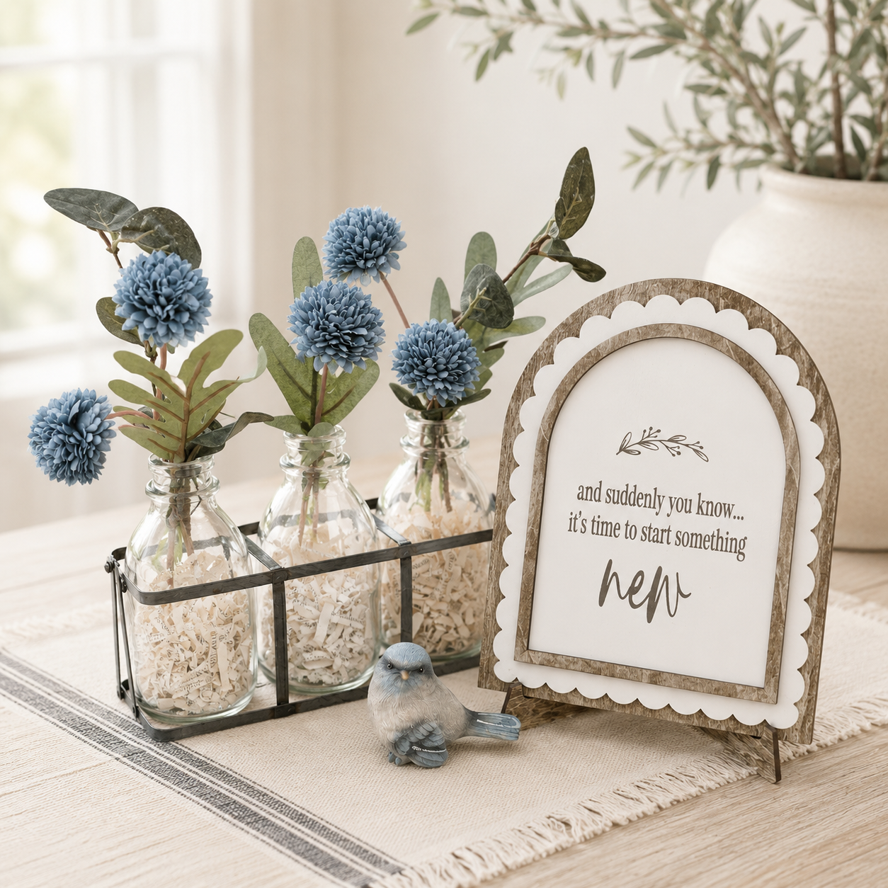 And Suddenly You Know Sign It’s Time To Start Something New | New Beginnings Encouragement Gift
