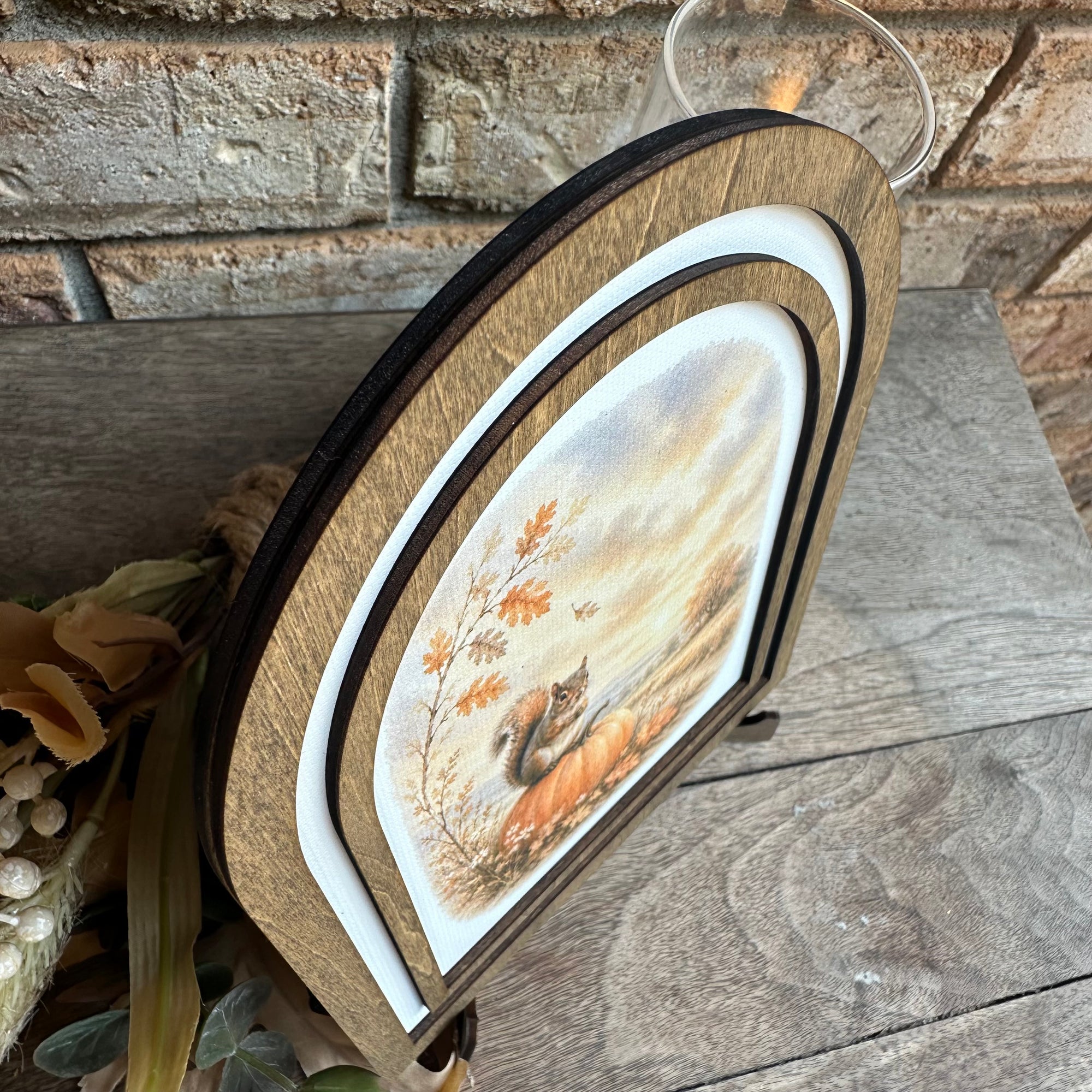 Harvest Squirrel | Canvas Artwork