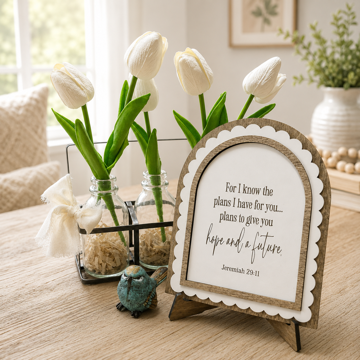 Jeremiah 29:11 Arch Sign | Hope and a Future Christian Gift