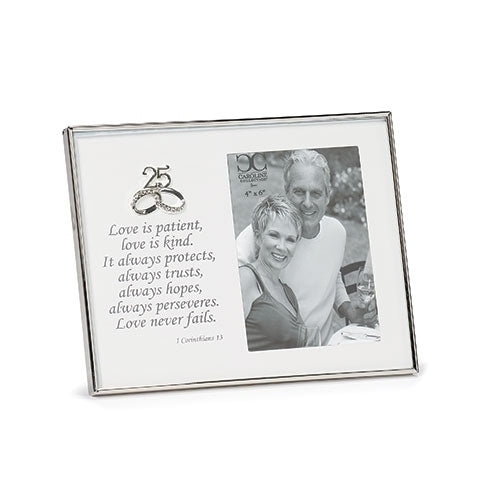 25th Anniversary | 1 Corinthians 13 | Photo Frame