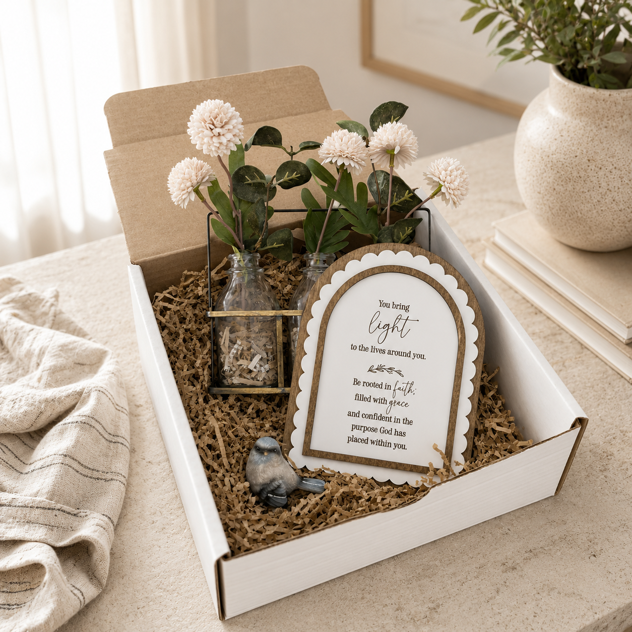 You Bring Light Arch Sign | Faith & Grace Christian Encouragement Gift