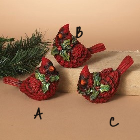 Cardinal | Holly Wreath