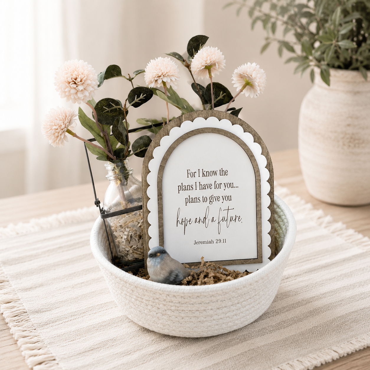 Jeremiah 29:11 Arch Sign | Hope and a Future Christian Gift