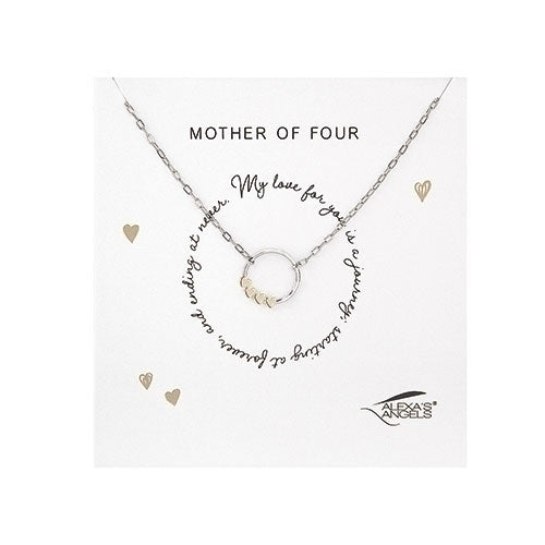 Many Hearts Necklace | Mother of One, Two, Three, Four