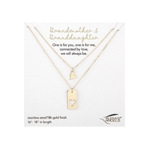 Grandmother & Grandaughter Necklace Set