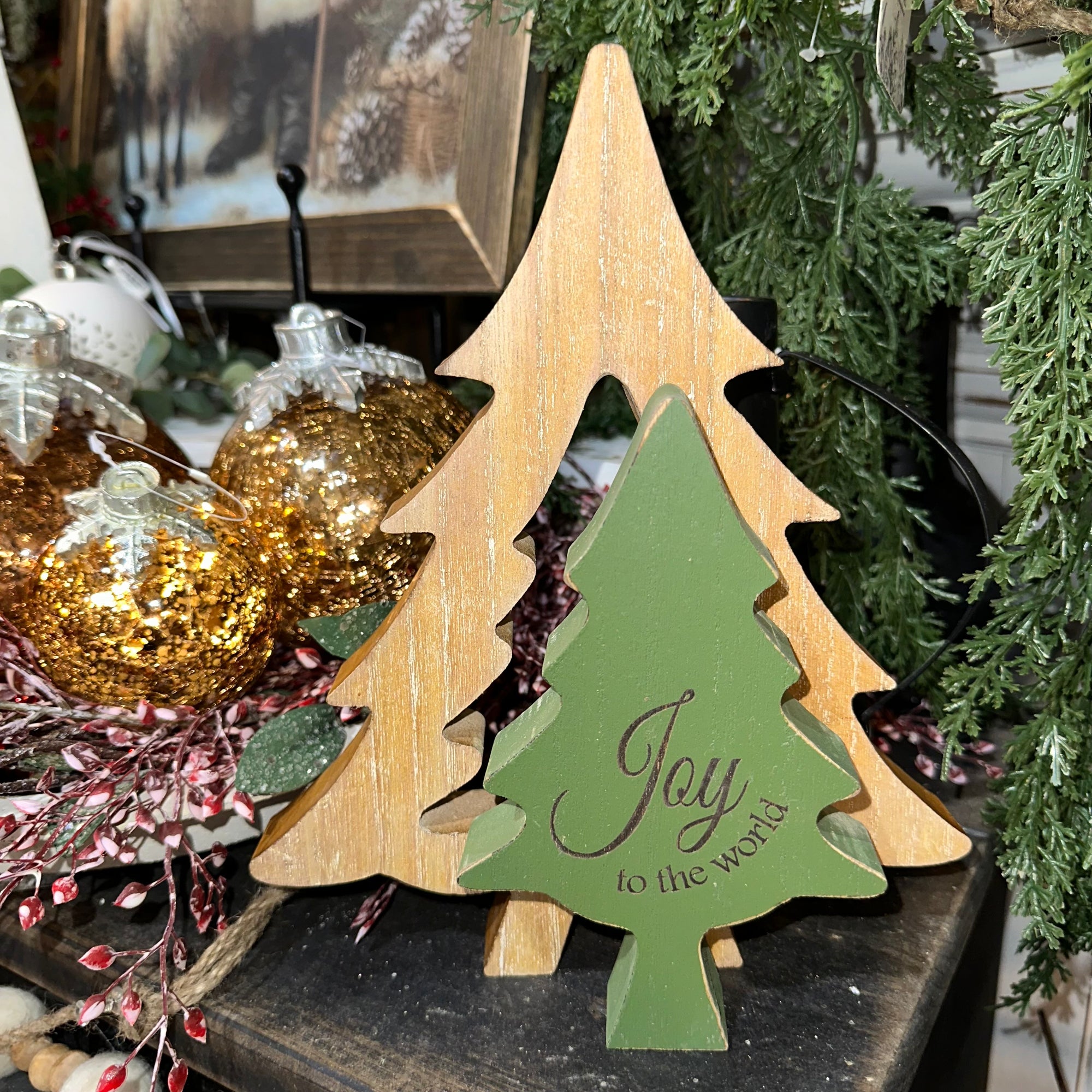 Double Winter Tree | Joy to the World