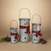 Snowman Pail with Scarf