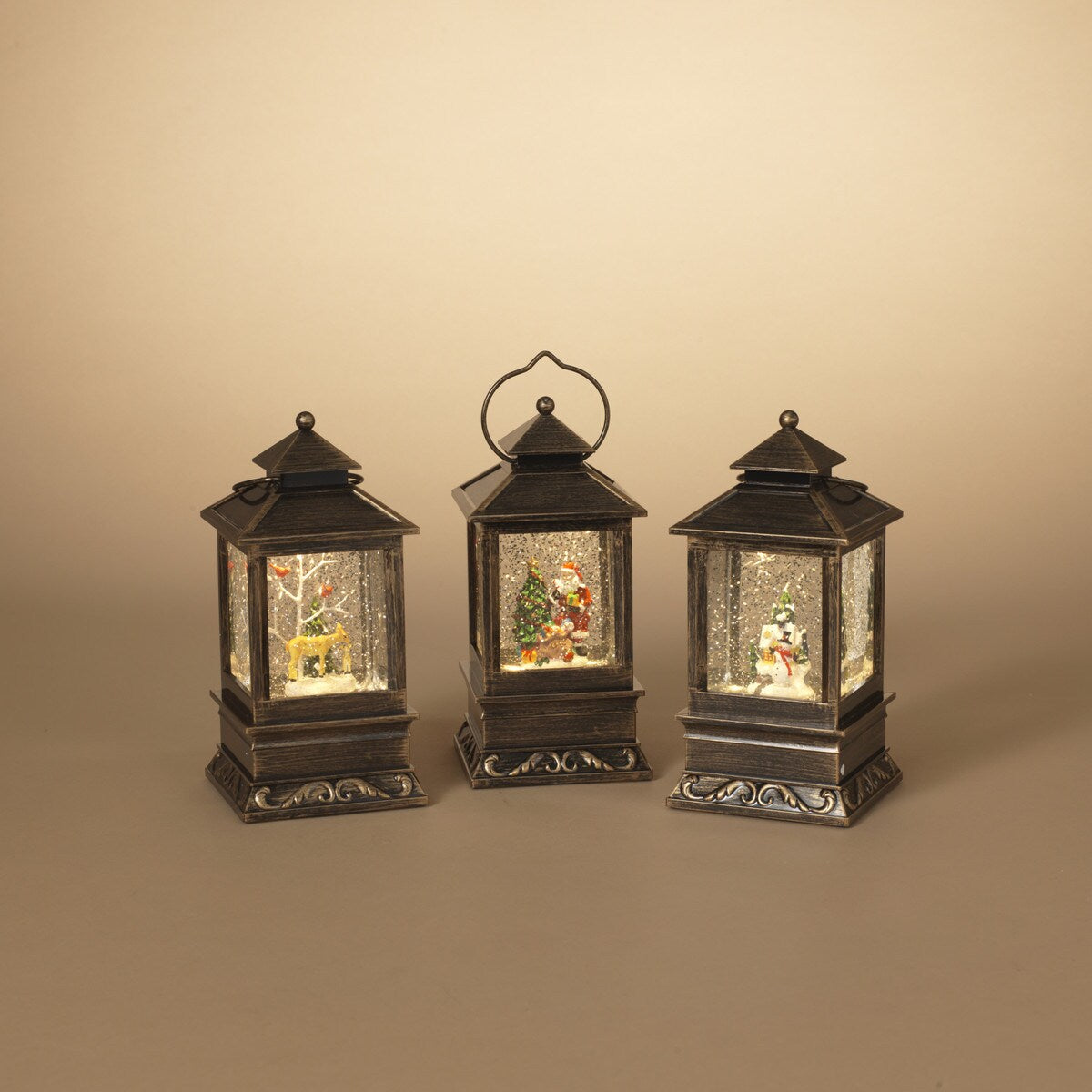 Holiday Spinning Snow Globe | Battery Operated