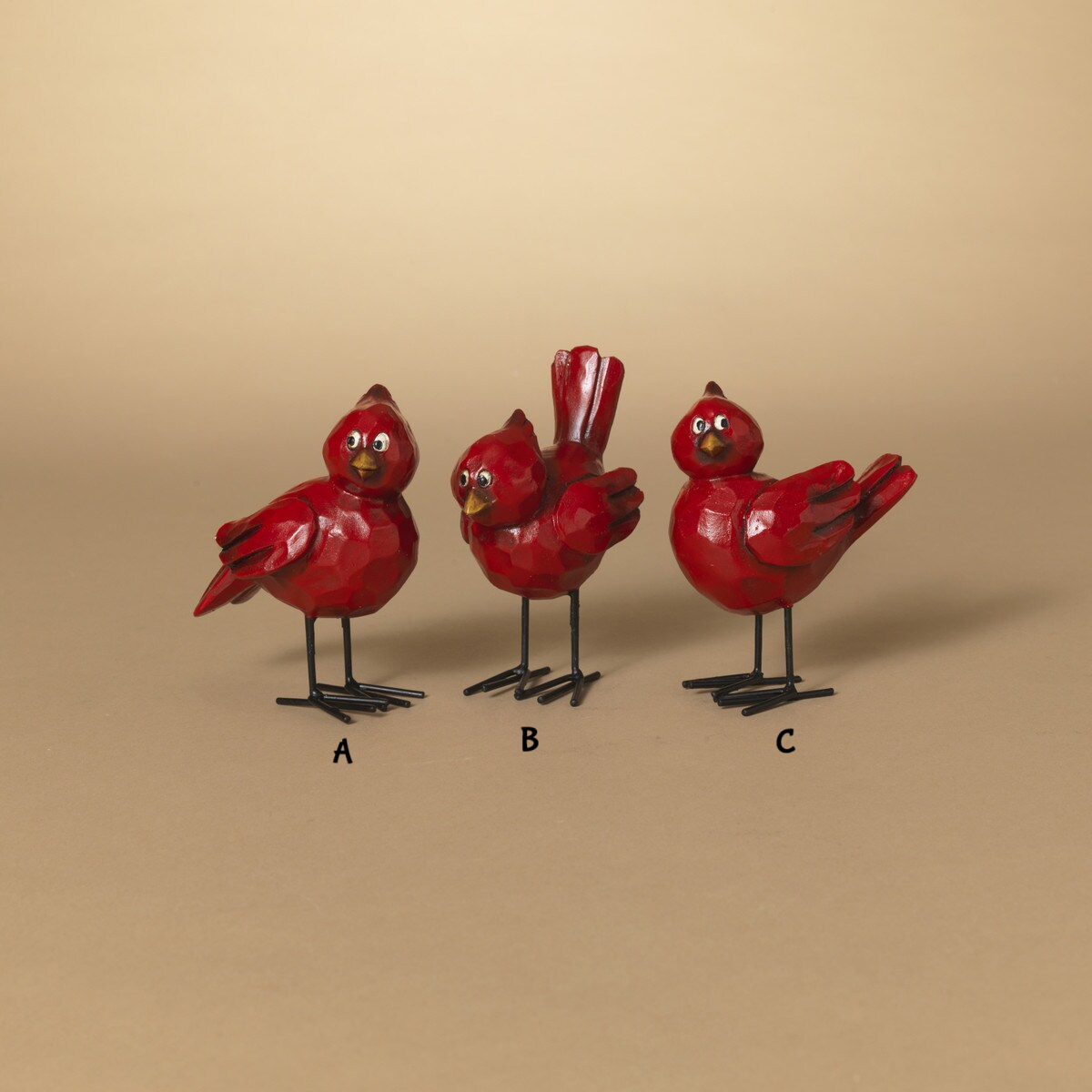 Cheerful  Standing Cardinal | 4"