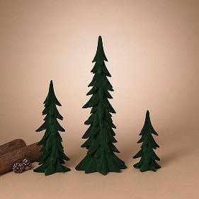 Flocked Tree | Emerald Green