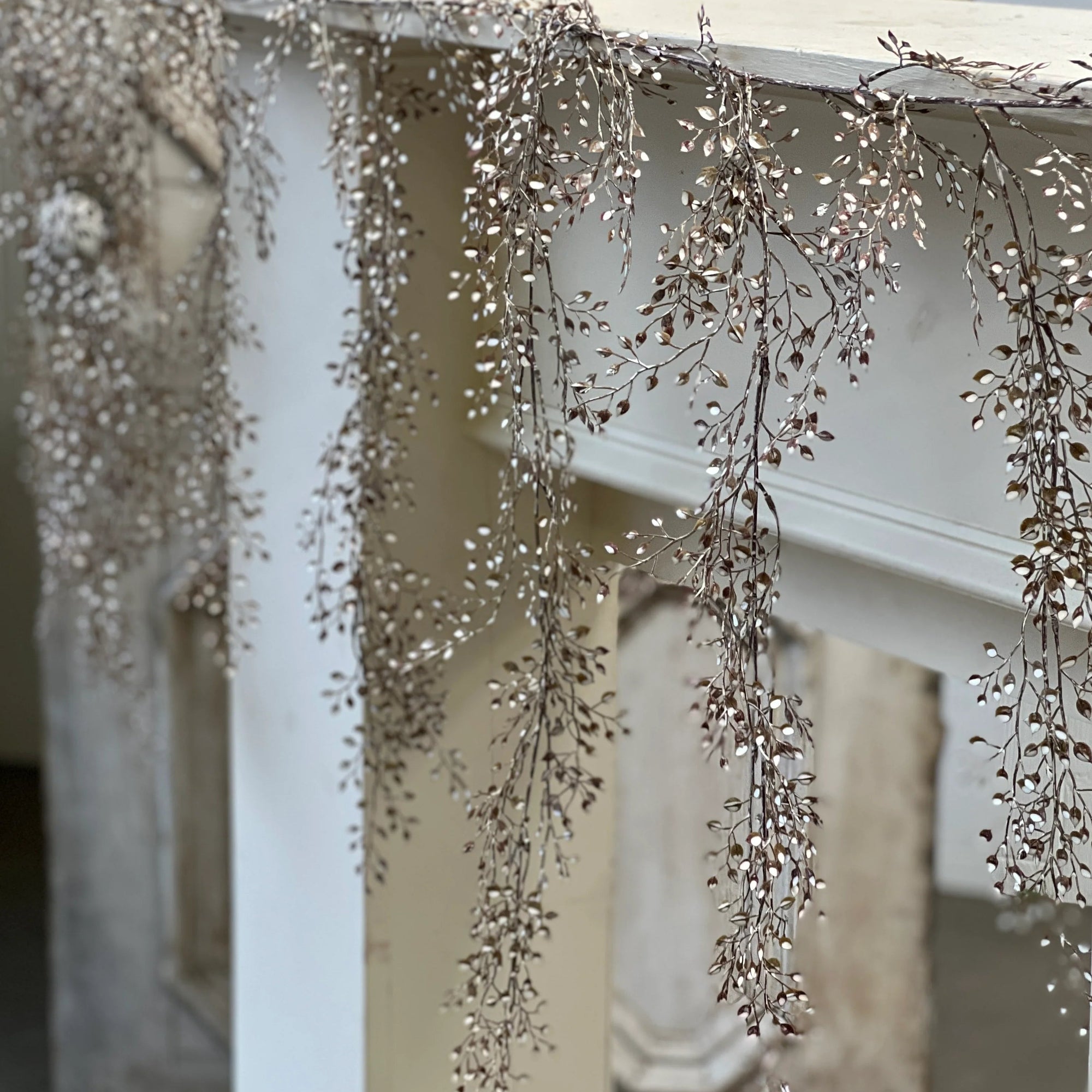Little Luna Weeping Garland | 72" | Cream & Brown