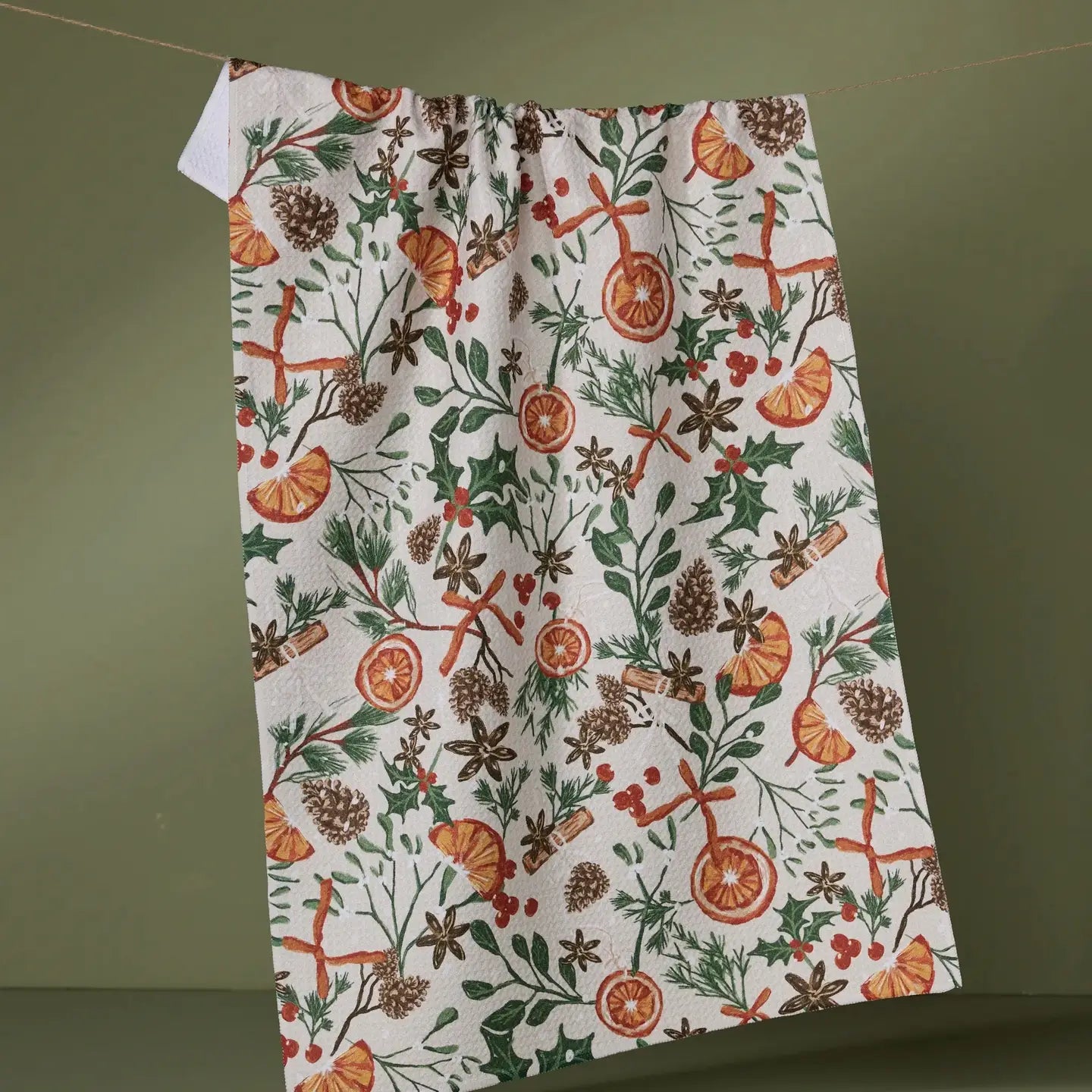 Geometry Kitchen Tea Towel | Canela Mulling Spices