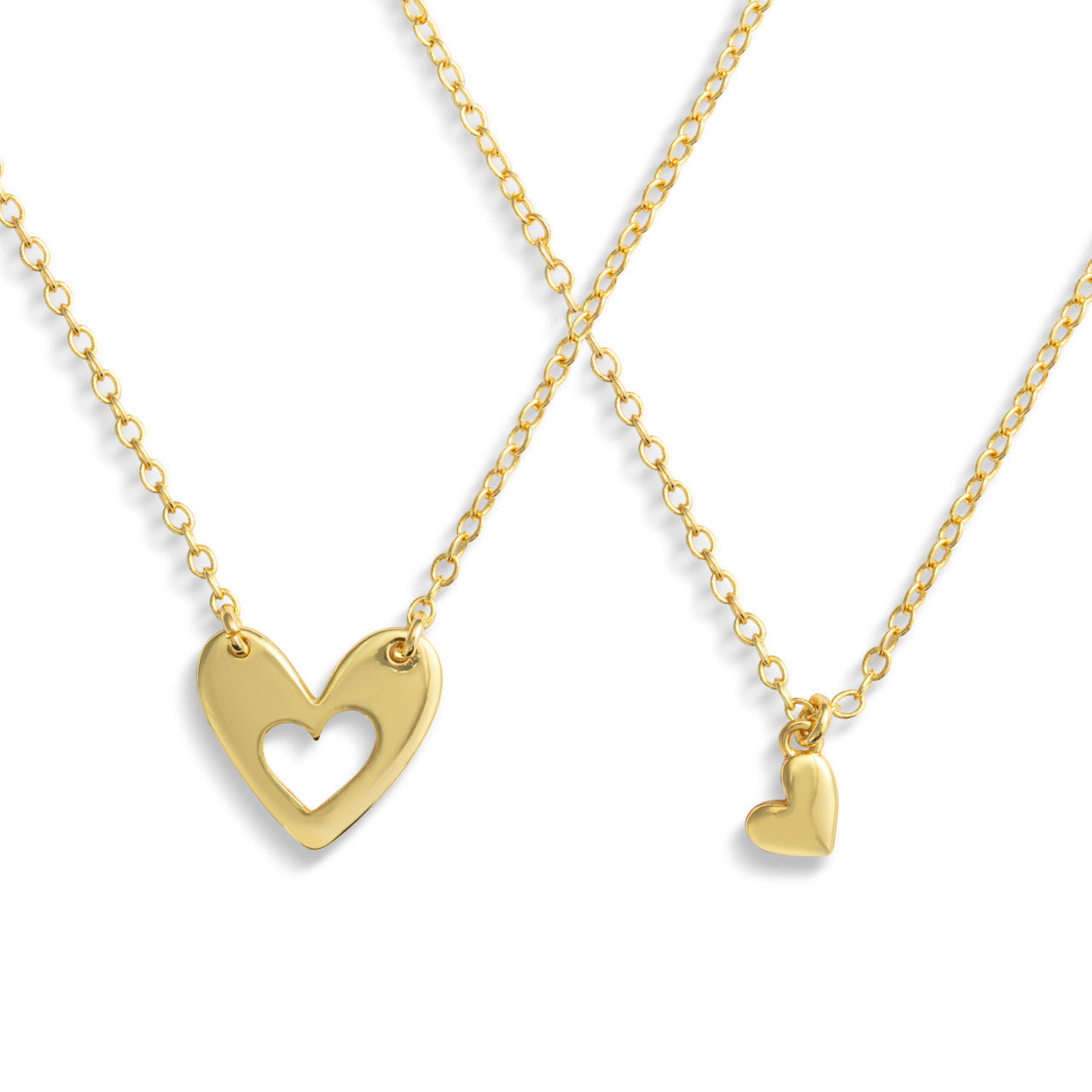 Heart Necklace Set | One to Keep, One to Share | Giving Collection