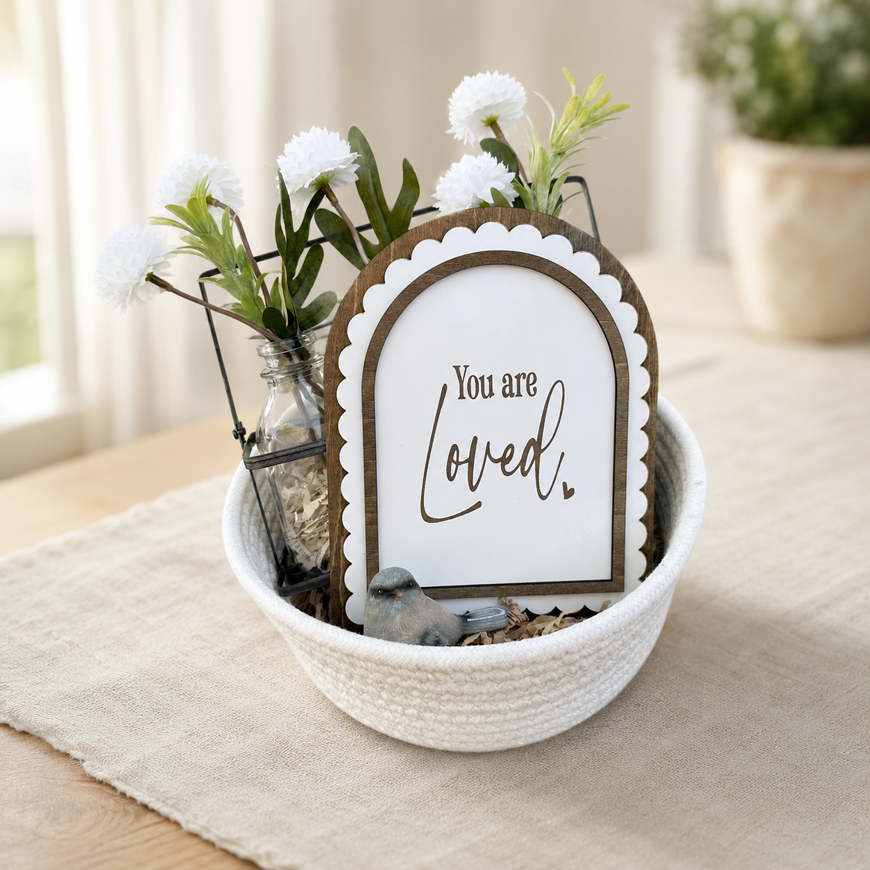 You Are Loved Arch Sign | Encouragement Gift