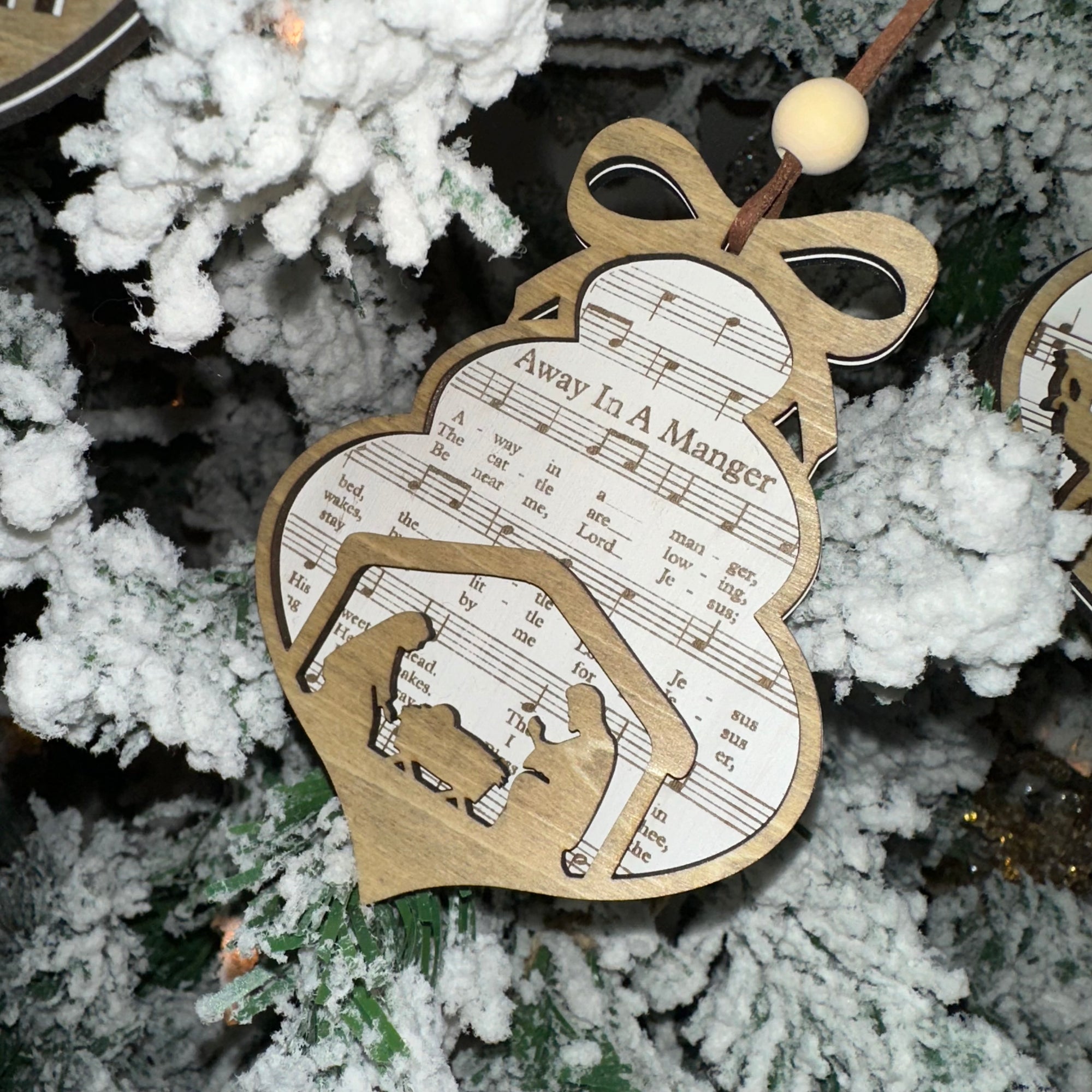 Christian Christmas Songs | Engraved Ornament