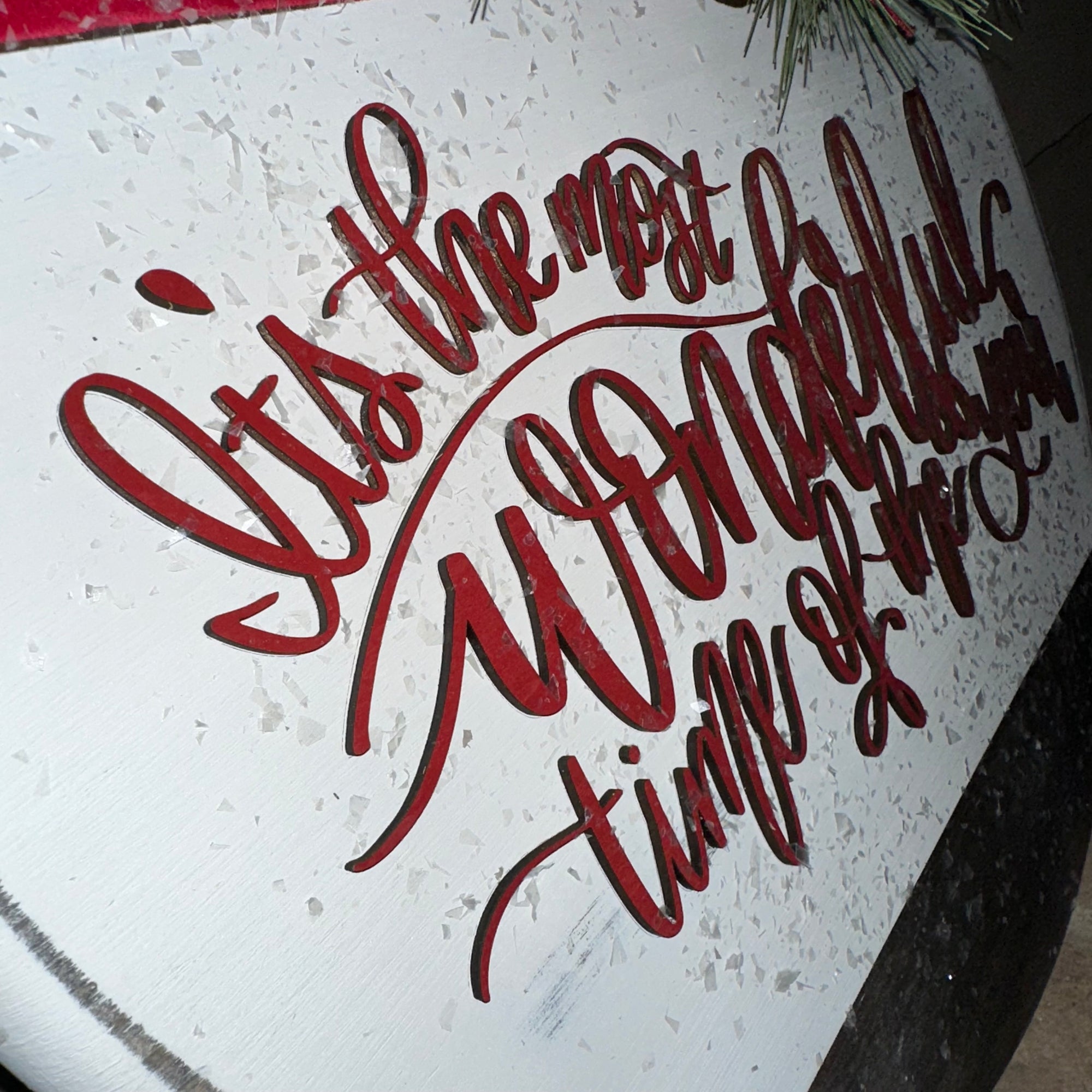 It’s the Most WonderfulTime of the Year | 18" Handmade Sign