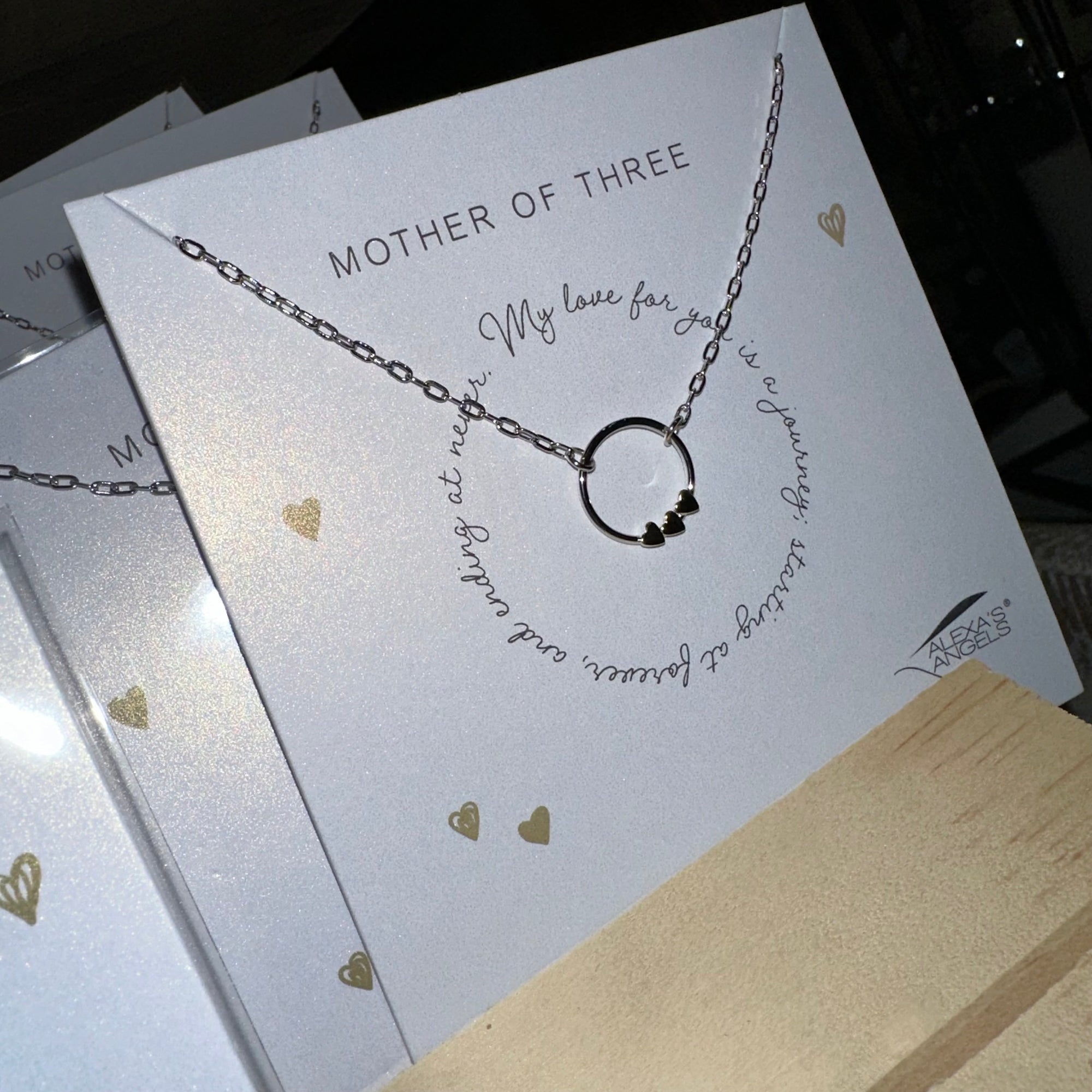 Many Hearts Necklace | Mother of One, Two, Three, Four