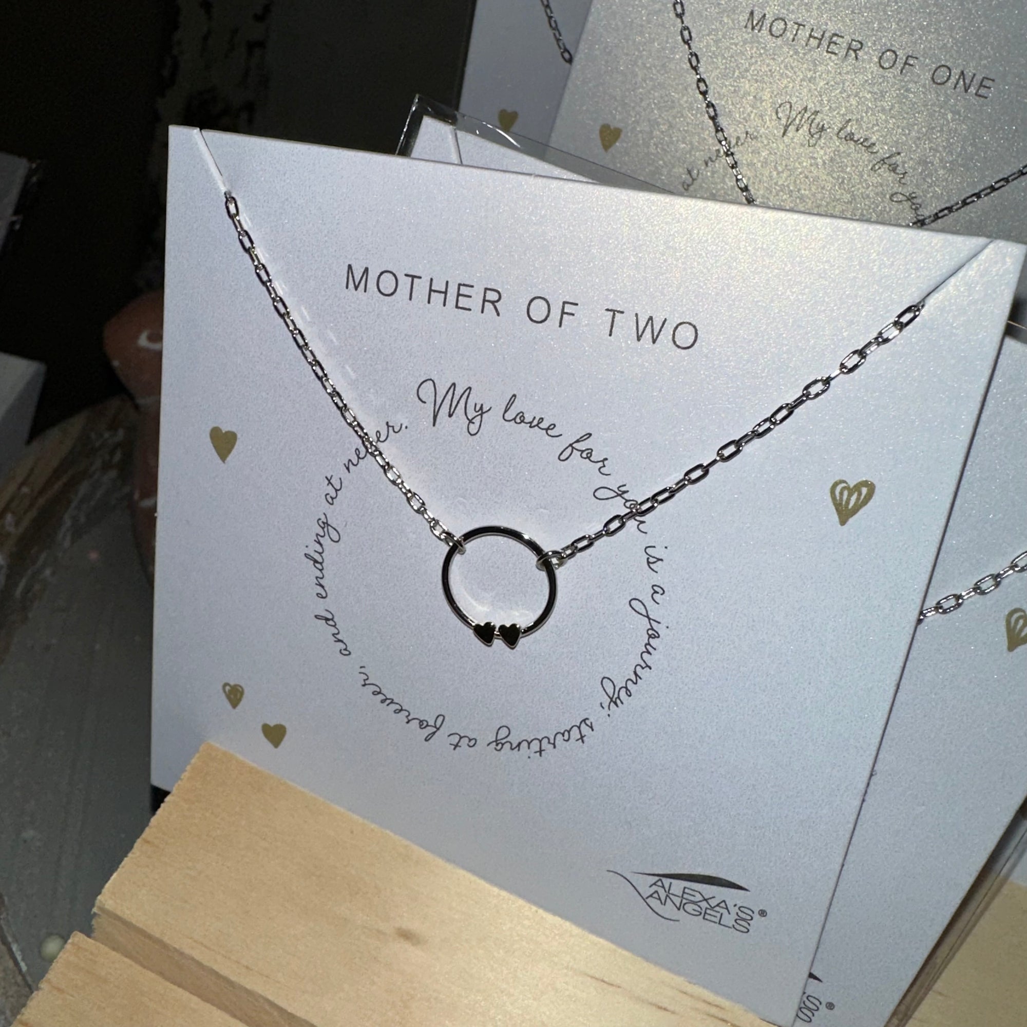 Many Hearts Necklace | Mother of One, Two, Three, Four