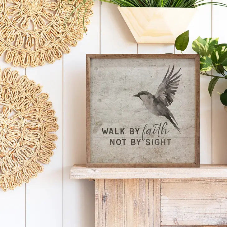 Walk by Faith, Not by Sight | Wall Art