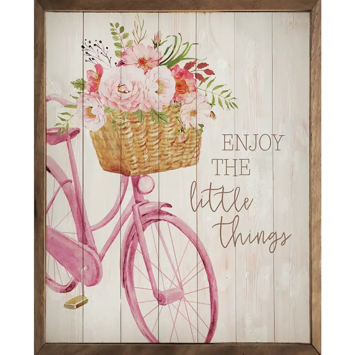 Enjoy the Little Things Bike | Wall Art