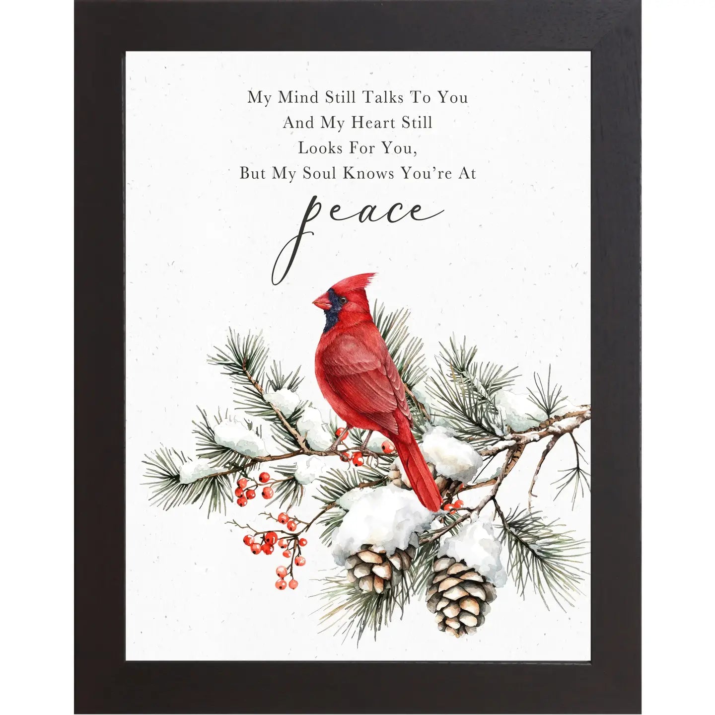 My Soul Knows You're at Peace | Framed Art