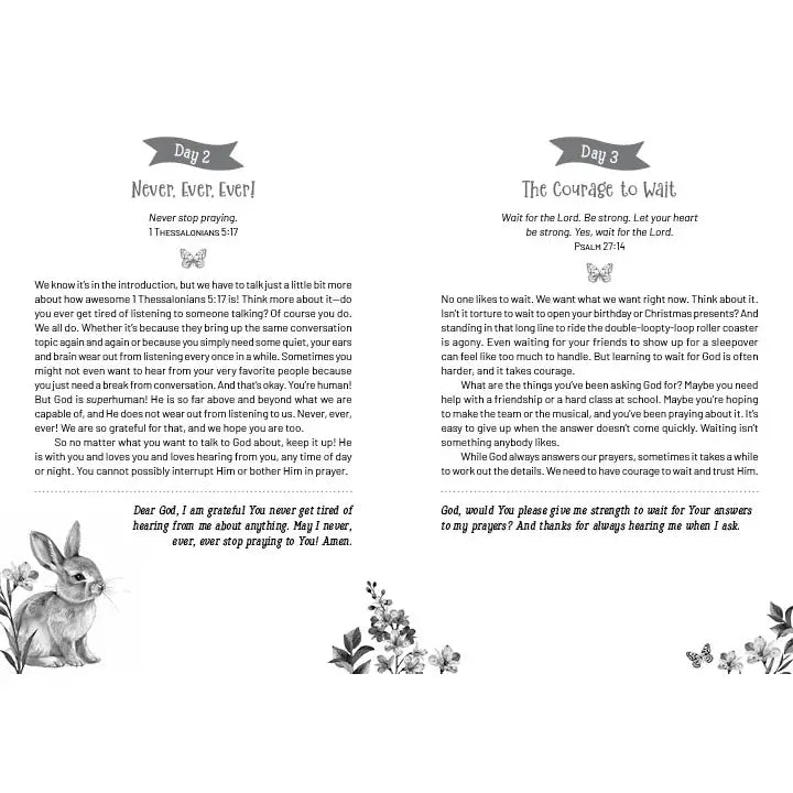 Daily Devotions and Prayers for Courageous Girls | Child's Devotional