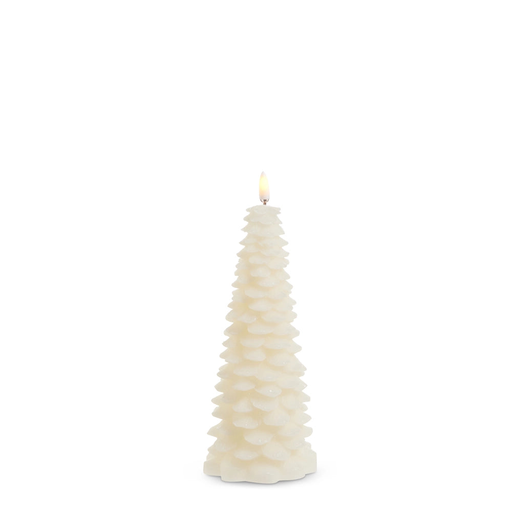 Tree Candle | Cream | Battery Operated