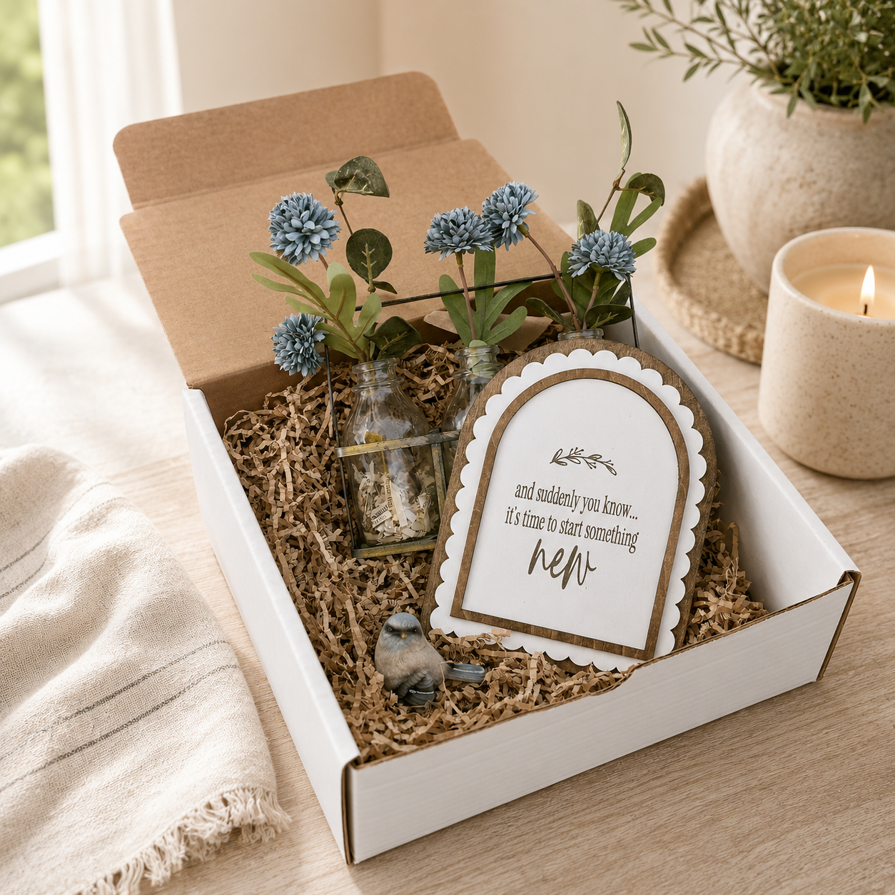 And Suddenly You Know Sign It’s Time To Start Something New | New Beginnings Encouragement Gift