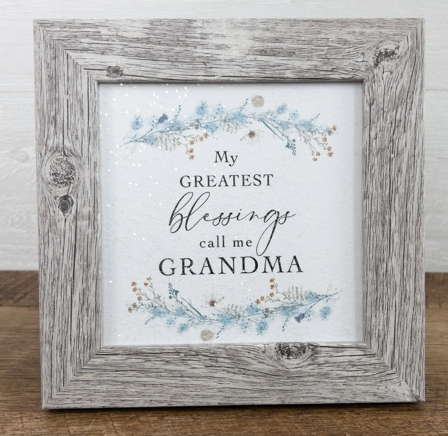 My Greatest Blessings Call Me Grandma | Framed Art