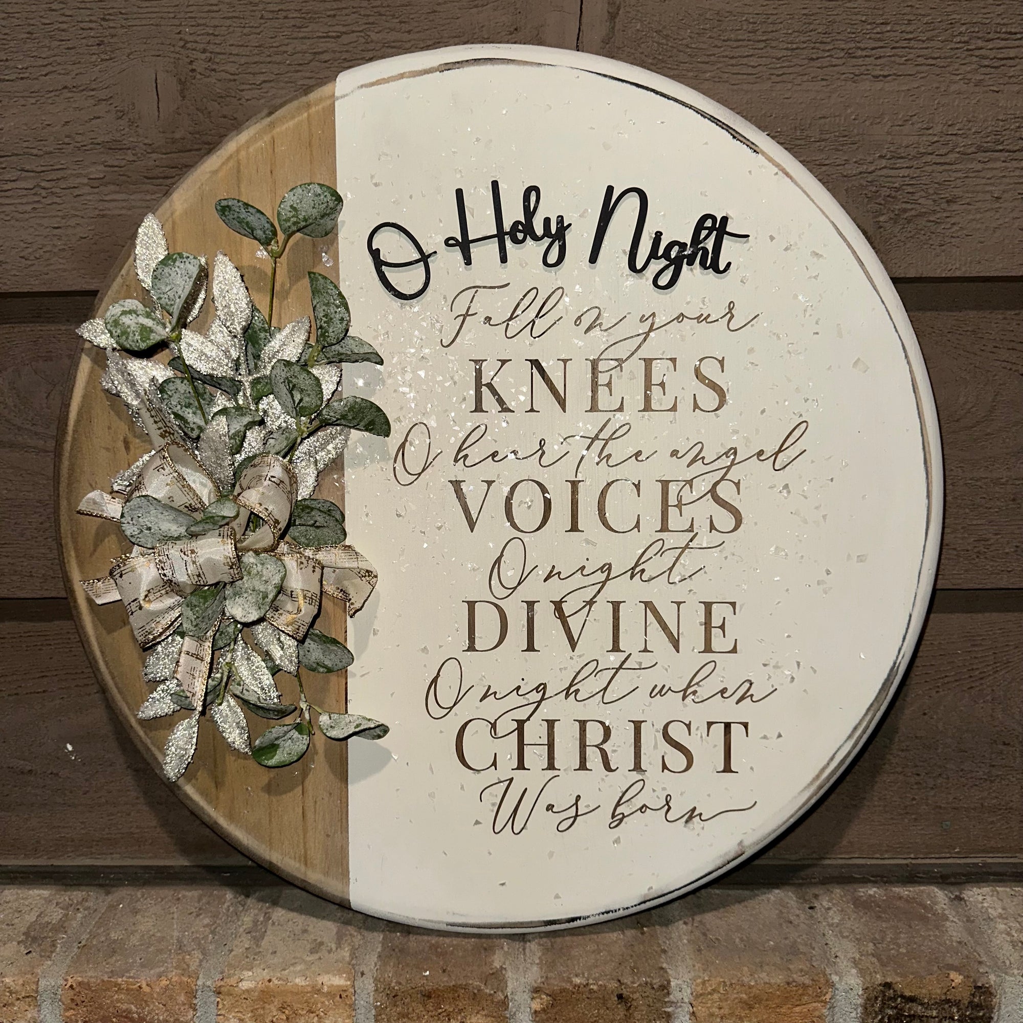 O Holy Night | 18" Handmade Sign