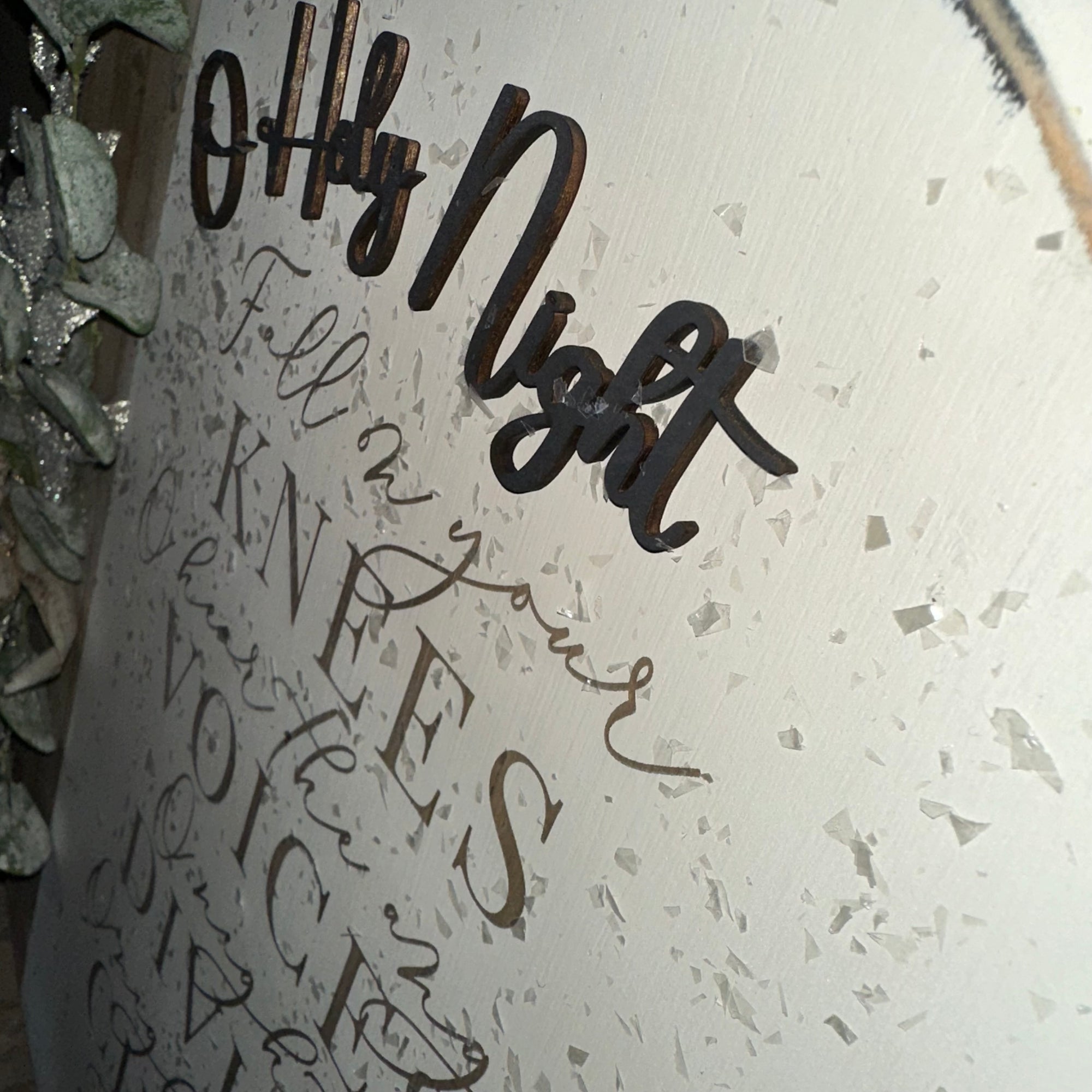 O Holy Night | 18" Handmade Sign