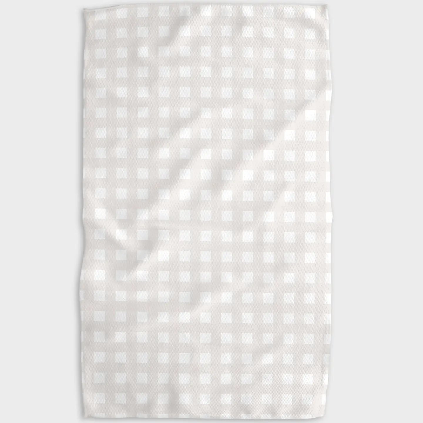 Geometry Kitchen Tea Towel | Gigi Beige Gingham