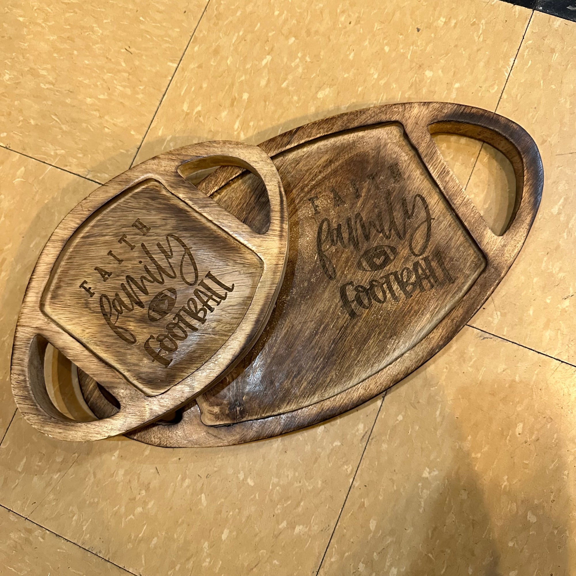 Faith, Family, Football | Wood Tray