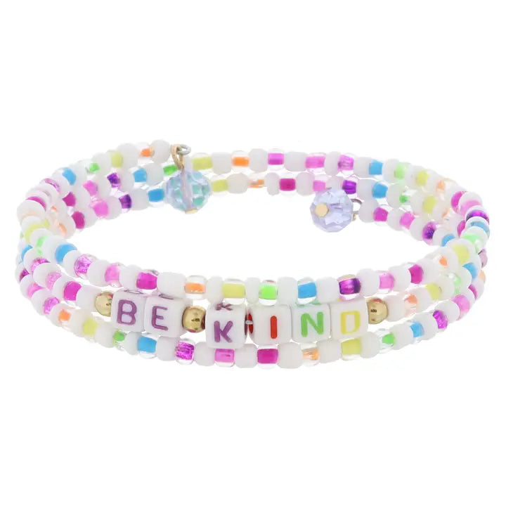 Be Kind | Child's Coil Bracelet