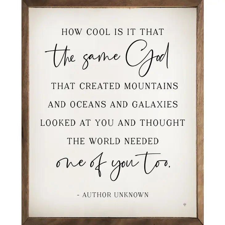 The Same God | Wall Art