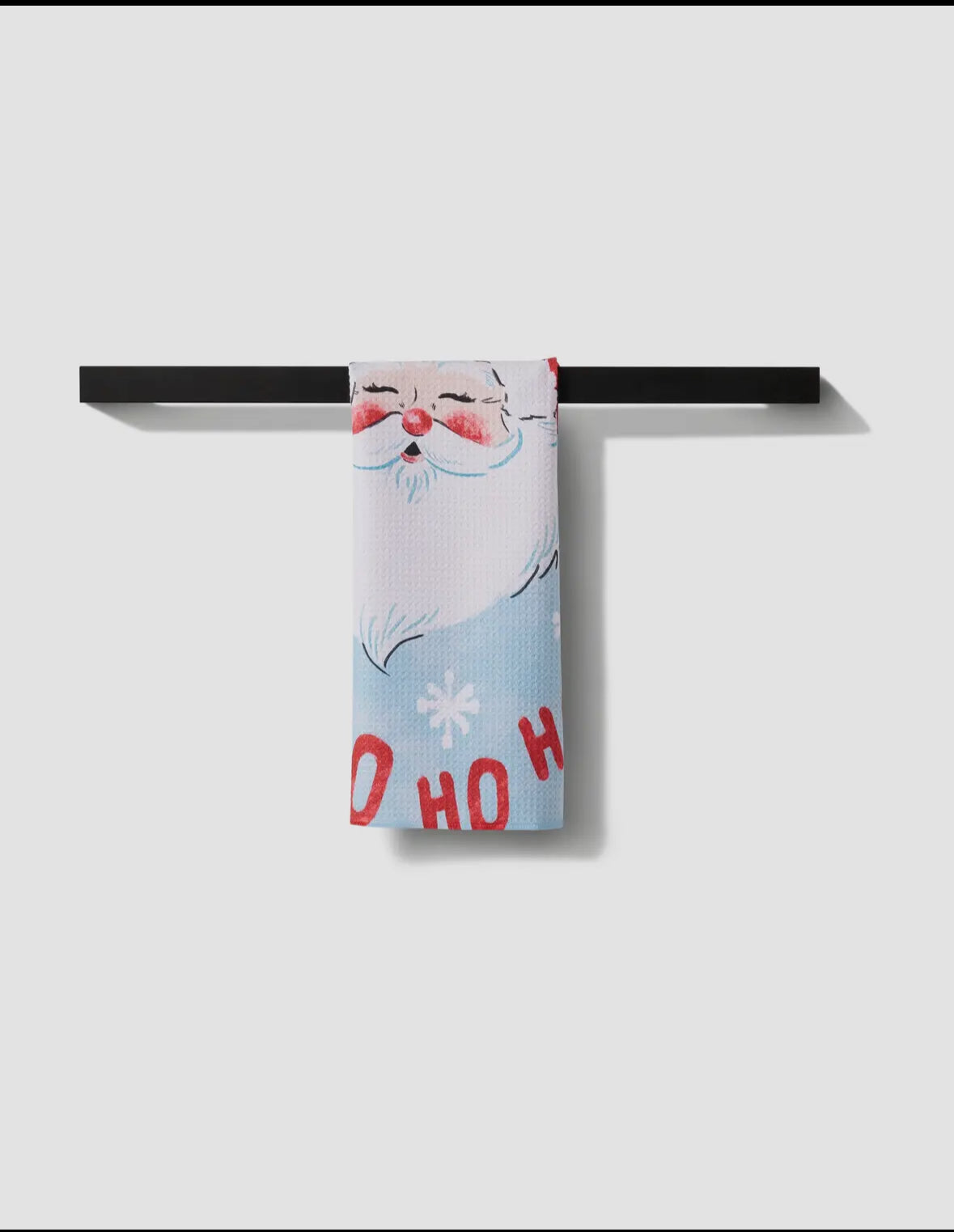 Geometry Kitchen Tea Towel | Santa Claus