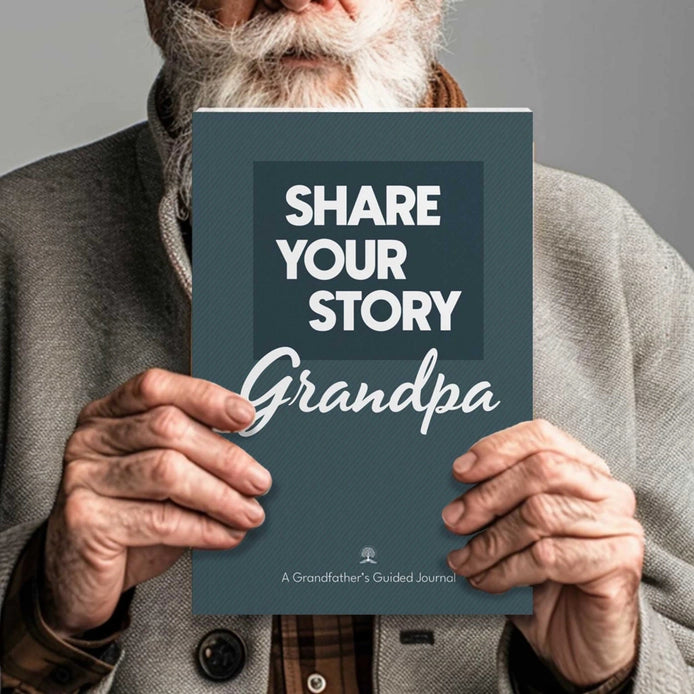 Share Your Story Grandpa | Guided Journal For Grandfathers